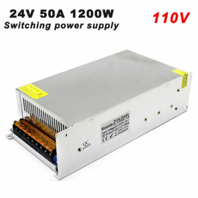 AC 110V TO DC 12V 24V 48V 60V 50A 100A 1200W Switch Power Supply Driver Adapter