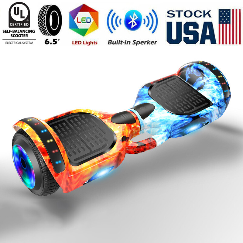 Fire Ice Self Balancing Electric Scooter Board 6.5" Bluetooth UL2272 Certified
