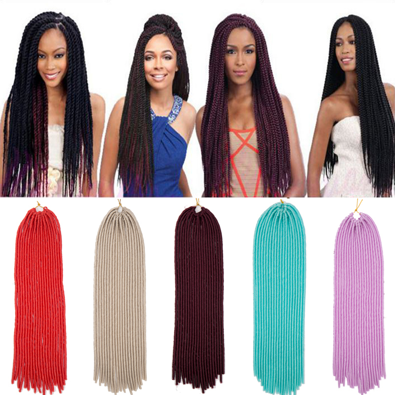 S Faux Locs Dreadlocks Crochet Braid Hair 24