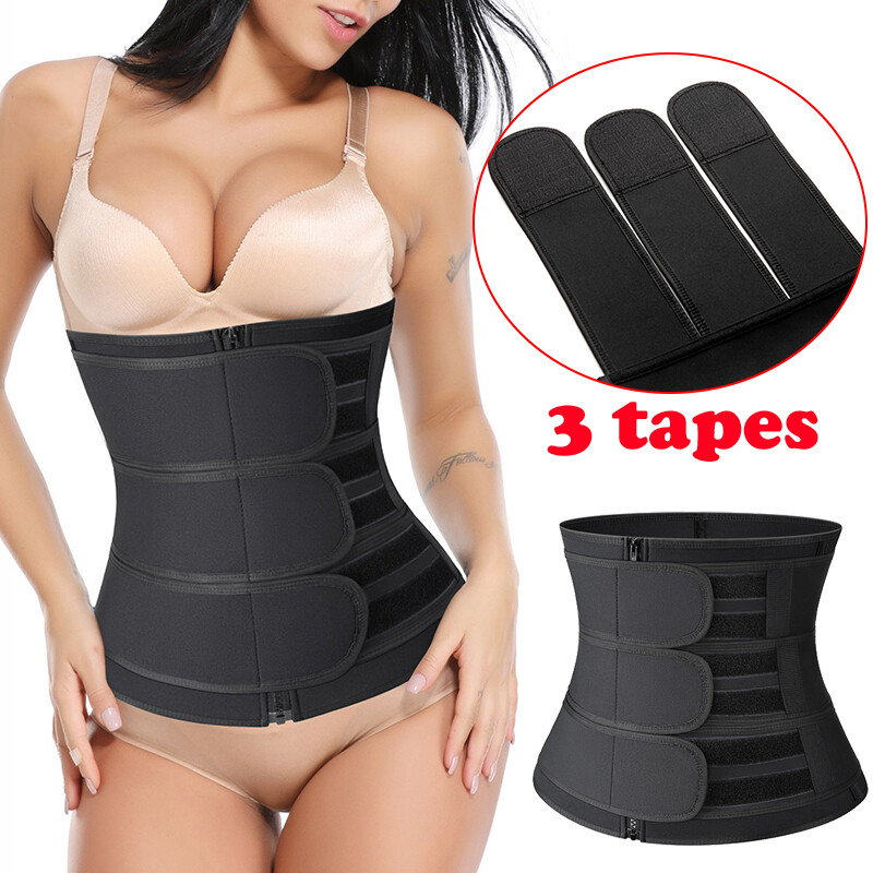 Women Sauna Sweat Waist Trainer Corset Weight Loss Body Shaper Yoga Slimmer Belt