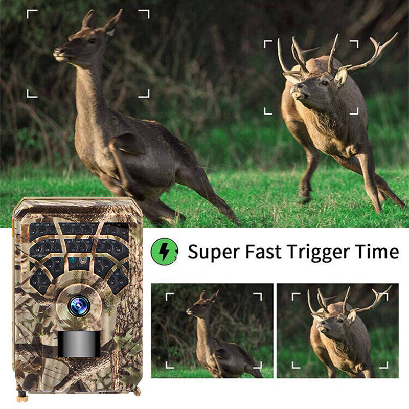 New Security Camera 12MP 1080P Wild Hunting Camera Photo Trap PIR Night B