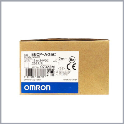 ORIGINAL MANUFACTURER PLC MODULE E6CP-AG5C 256P/R 2M OMRON ROTARY ENVODER