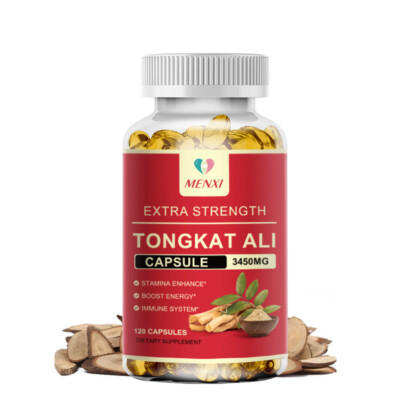 Tongkat Al LONGJACK GRADE A STRONGEST PREMIUM ROOT EXTRACT 200:1 120 PILLS