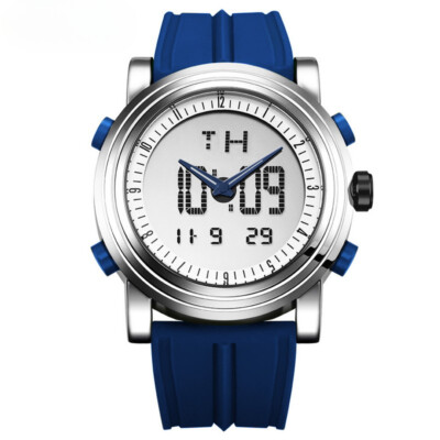 Men Dual Display Analog Digital Electronic Quartz Wristwatches Multifunctional