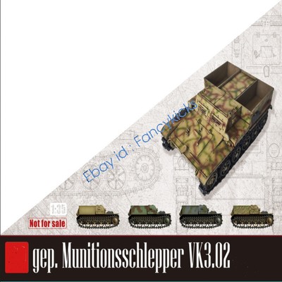 Amusing Hobby 1/35 Gep. Munitionsschlepper Vk3.02 Model Kit