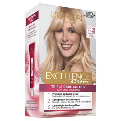 L'Oreal Paris Excellence Permenant Blond Hair Color 100% Grey Cover Hair Dye AU