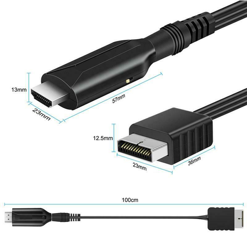 For Sony PS1 PS2 to HDMI Adapter Cable TV Game Console Audio Video Converter
