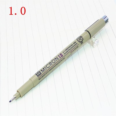 Sakura  10 Number Drawing pen fine line  Sketch Marker Art  ink Black New