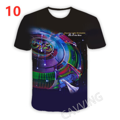 Electric Light Orchestra ELO 3D Printed  Short Sleeves T-shirts for Women/men