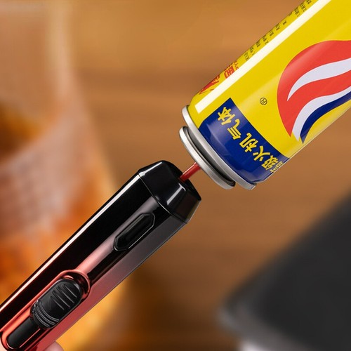 Windproof Torch Cigar Lighters Adjustable Butane Flame Refillable for Cooking