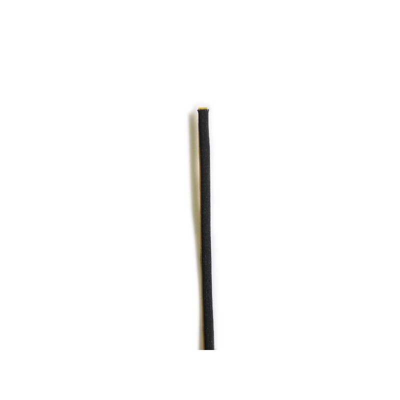 Joint de vitre noir adhésif Ø 8mm x 1pour poêles Edilkamin - R188140 - le ML