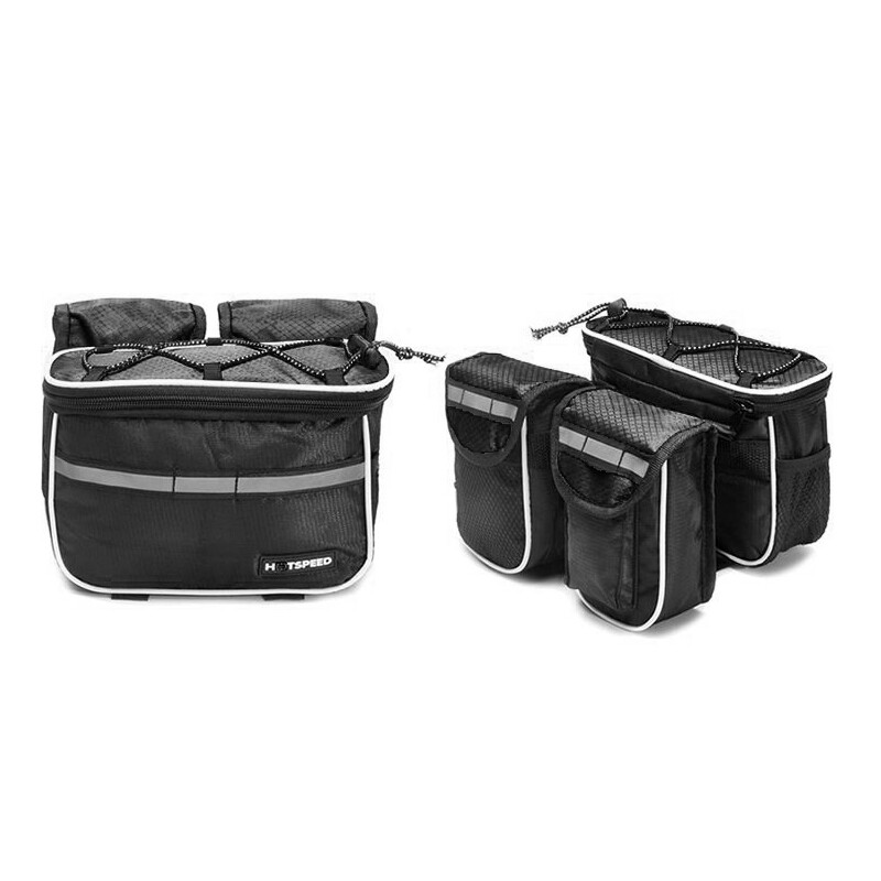 Waterproof Bike Saddle Bag Bicycle Rear Rack Storage Pannier Pouch Cycling Bags
