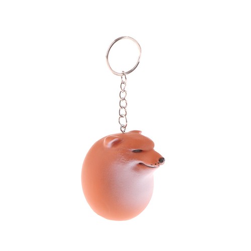 Dog Egg Keychain Dog Decoration Toy Keychain Car Phone Bag