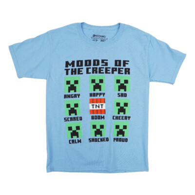 MINE CRAFT BOY YOUTH FEELINGS T SHIRT 