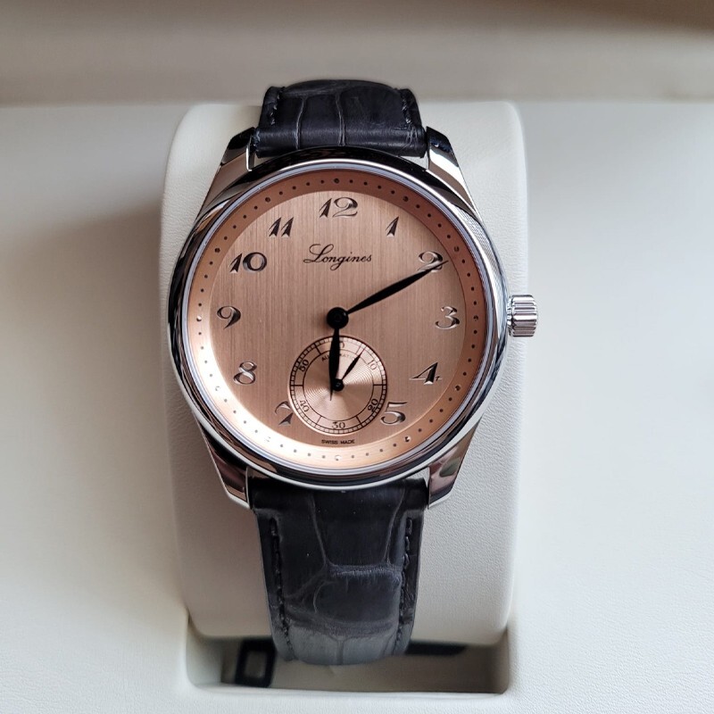 Pre-owned Longines Master Collection 38.50mm Salmon Dial Men's Watch L28434932