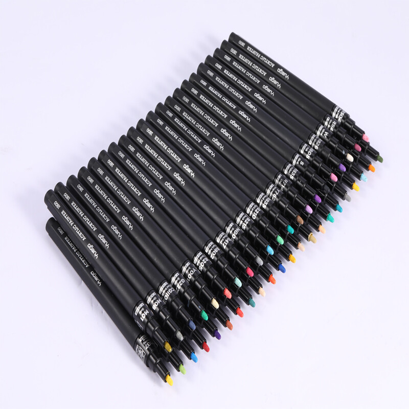 22/44 PCS Colors Acrylic Paint Marker Pen Waterproof Permanent Extra Fine Tip US