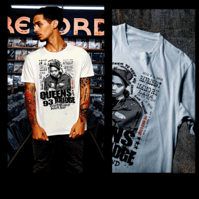 Hip Hop T-shirt Nas Illmatic Queensbridge Queens New York City 90s Rap Legend