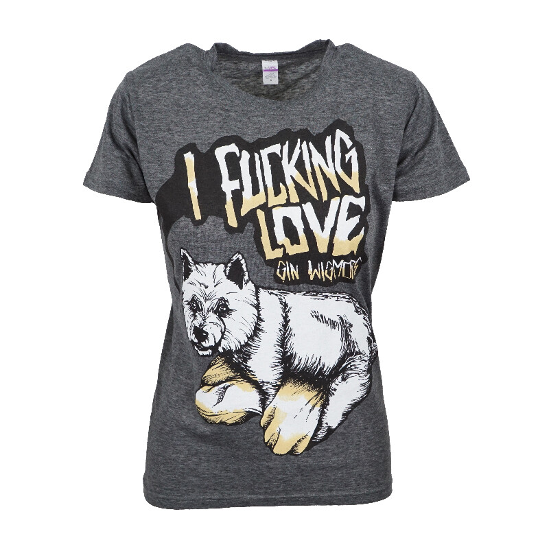

ЖЕНСКАЯ ФУТБОЛКА PUPPY LOVE GIN WIGMORE, Charcoal