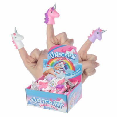 2.5'' UNICORN FINGER PUPPET - 3 Piece Assortment ( Color May Vary )