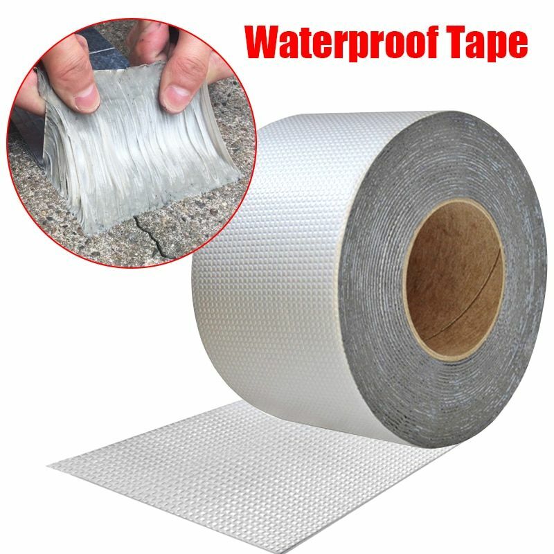 Aluminum Foil Butyl Rubber Tape Self Adhesive High Temperature ... - $ 57