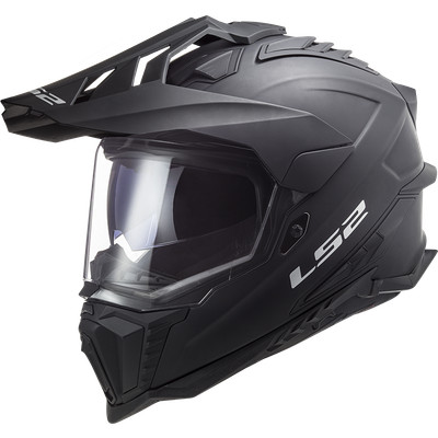 LS2 MX701 Explorer Solid Matt Black ECE 22.06 Adventure Helmet - New! Fast Sh...