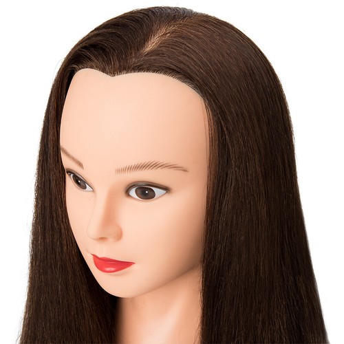 Hair Mannequin Head Practice Styling Training Cosmetology Doll Head With Stand