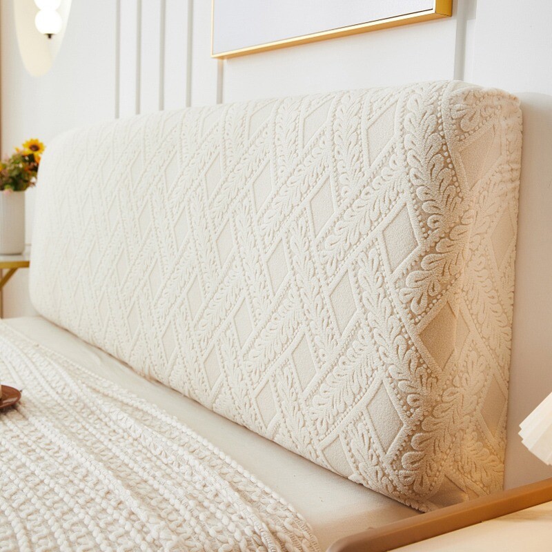 1 Pc Headboard Cover Protector All-inclusive Dust Slipcover Bedhead Elastic Home