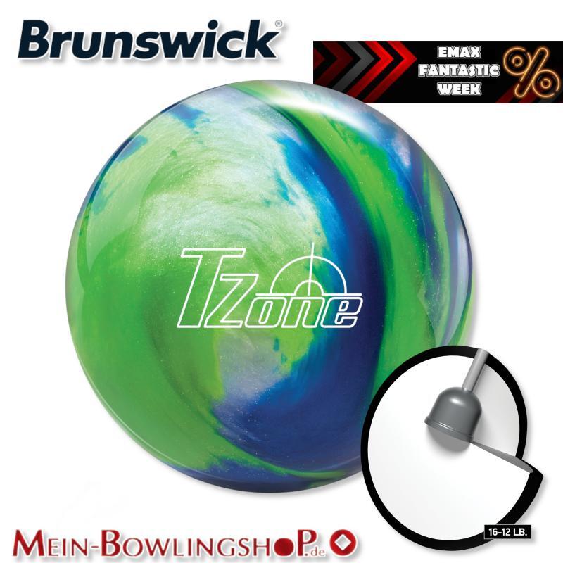 Bowling Ball Brunswick &ndash; Tzone - Ocean Reef - Funball - Scraper - Straight