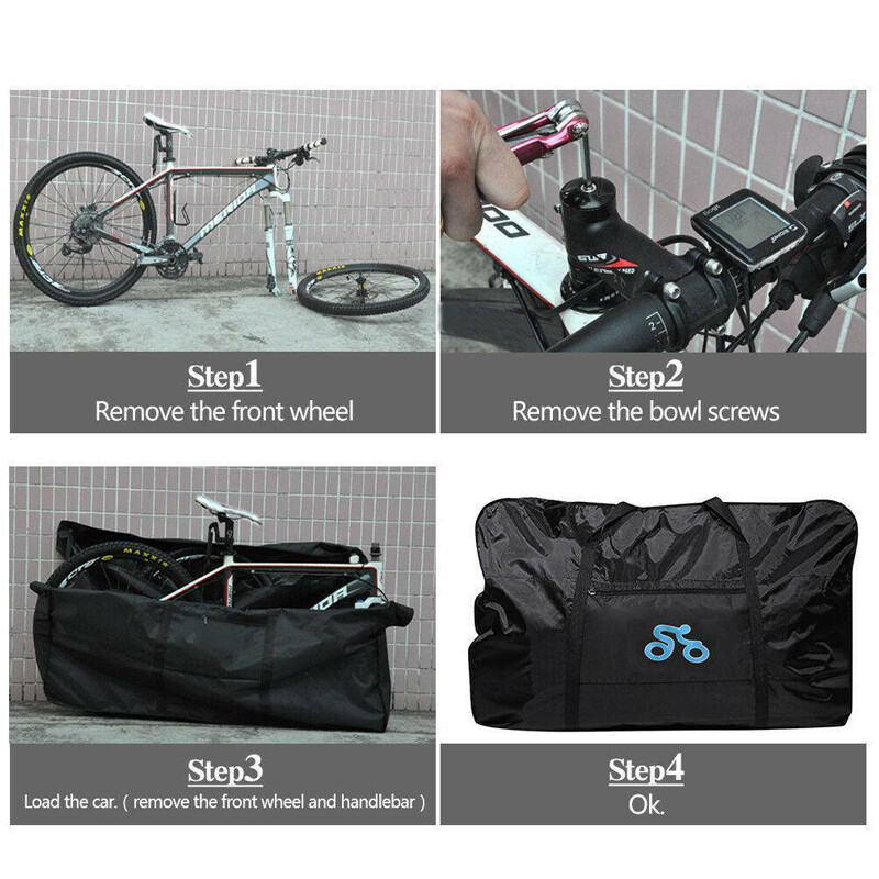 Folding Bike Mountain Bike Cases For Air Travel Bike Box Folding