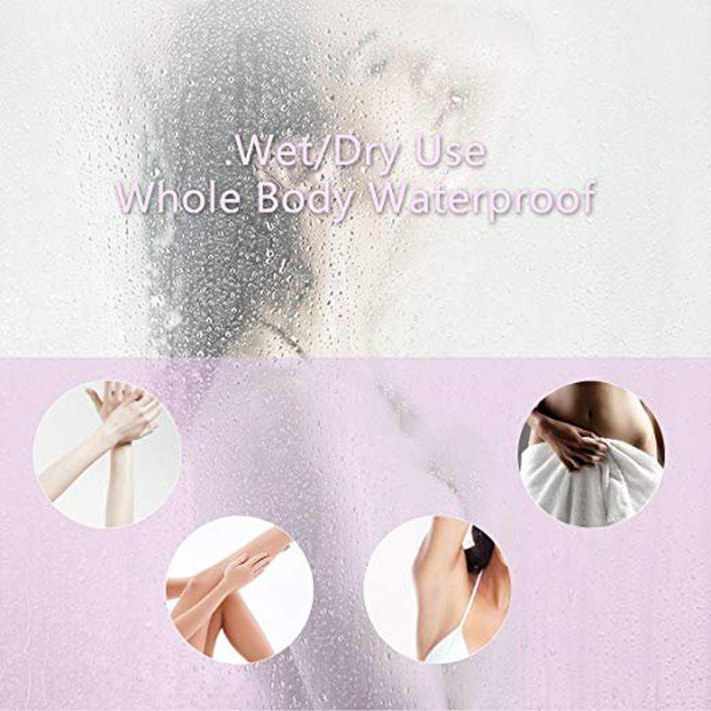 Shaver for Women,Electric Cordless Waterproof Personal Razor Remover Shavers Tri