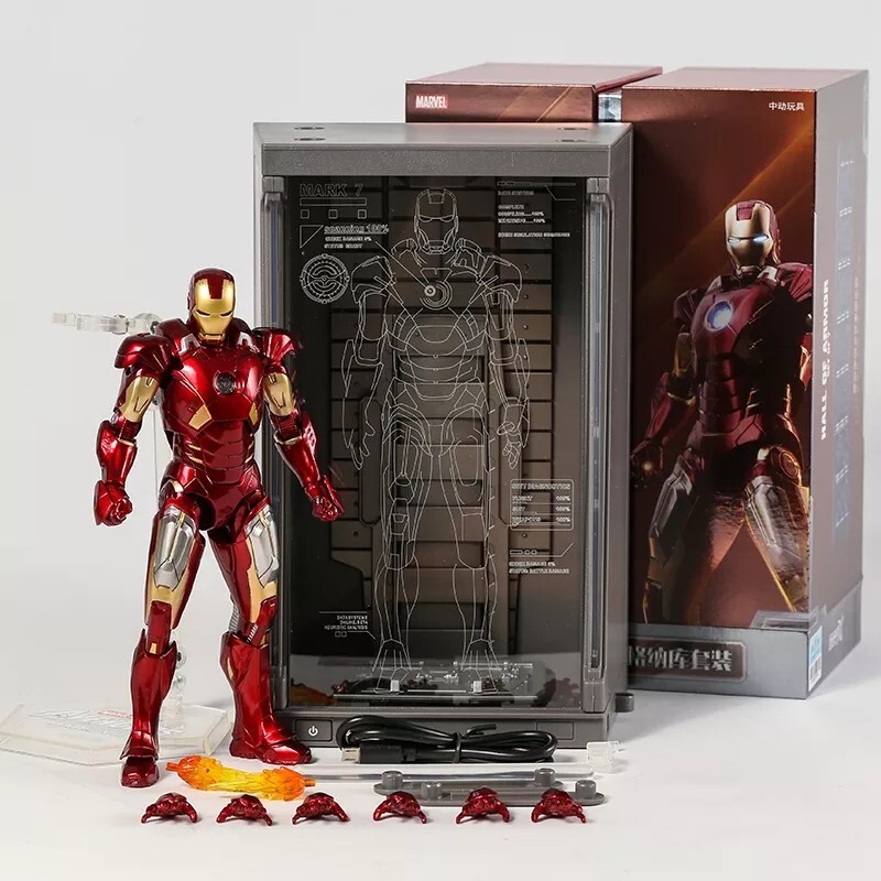 ZD TOYS アイアンマン マーク7 MK7 ホール・オブ・アーマー セット Amazon.com: KaniHobby ZD Toys Marvel Studios 10th-Aniversary