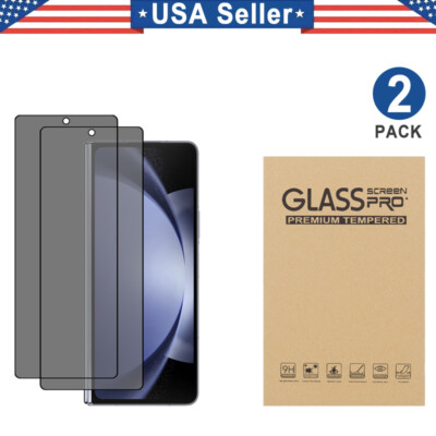 2PCS Privacy Tempered Glass Protector for Samsung Galaxy Z Fold 6