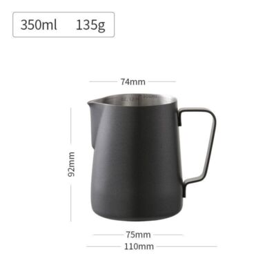 Stainless Steel Milk Frothing Pitcher Steam Barista Craft Latte Milk Jug Pitcher