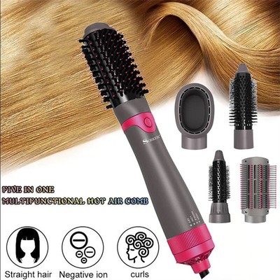 Hot Air Blow Brush For Straightening Curling Volumizing Salon