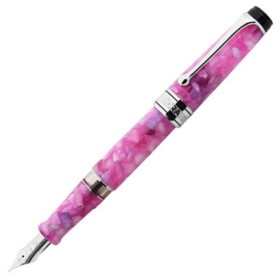 AURORA Fountain Pen Limited 860 CALEIDOSCOPIO Luce Pink Stone CT 18K Bold