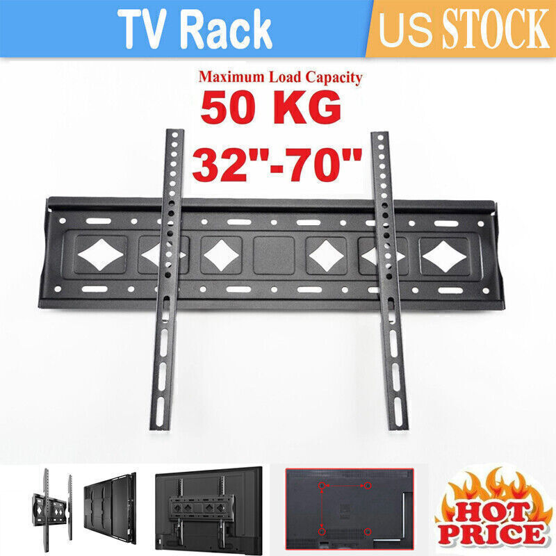 Universal TV mount 32-70" Large Size Fixed TV Mount Wall Bracket slim