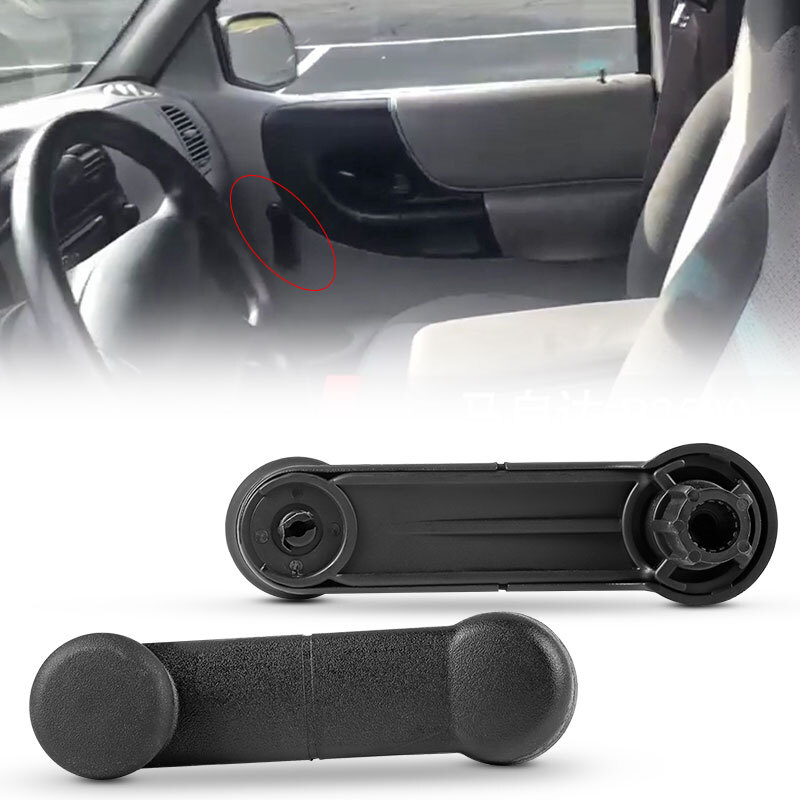 Inside Manual Window Crank Handles Black Set For Ford F150 F250 F350 F450 F550