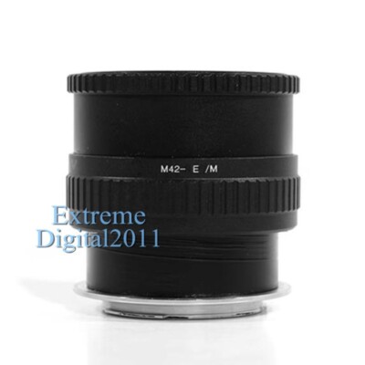 M42-E/M Macro Adjustable Focus Helicoid Macro Tube Adapter for Sony E NEX Camera