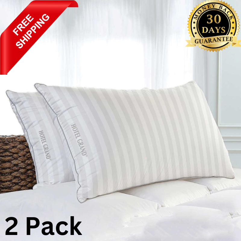Hotel Grand Feather & Down Pillow, 2pack Hotelsful