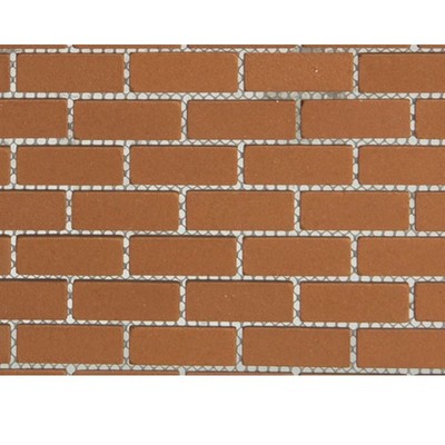 Dolls House Mesh Sheet of Genuine Kiln-Fired Real Model Bricks DIY Miniature