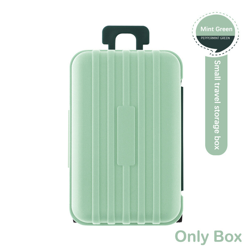 12Pcs/Set Nail Clippers Manicure Pedicure Set Creative Luggage Shape