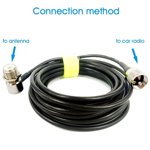 PL259 Antenne Connector Coaxiale Extend Cord Kabel SO239 5M 16ft voor Autoradio