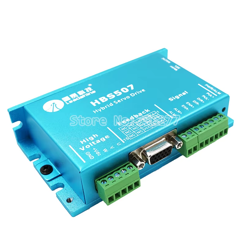 Original HBS507 Hybrid servo drive NEMA 23 3 phase closed loop motor 50VDC 6A i