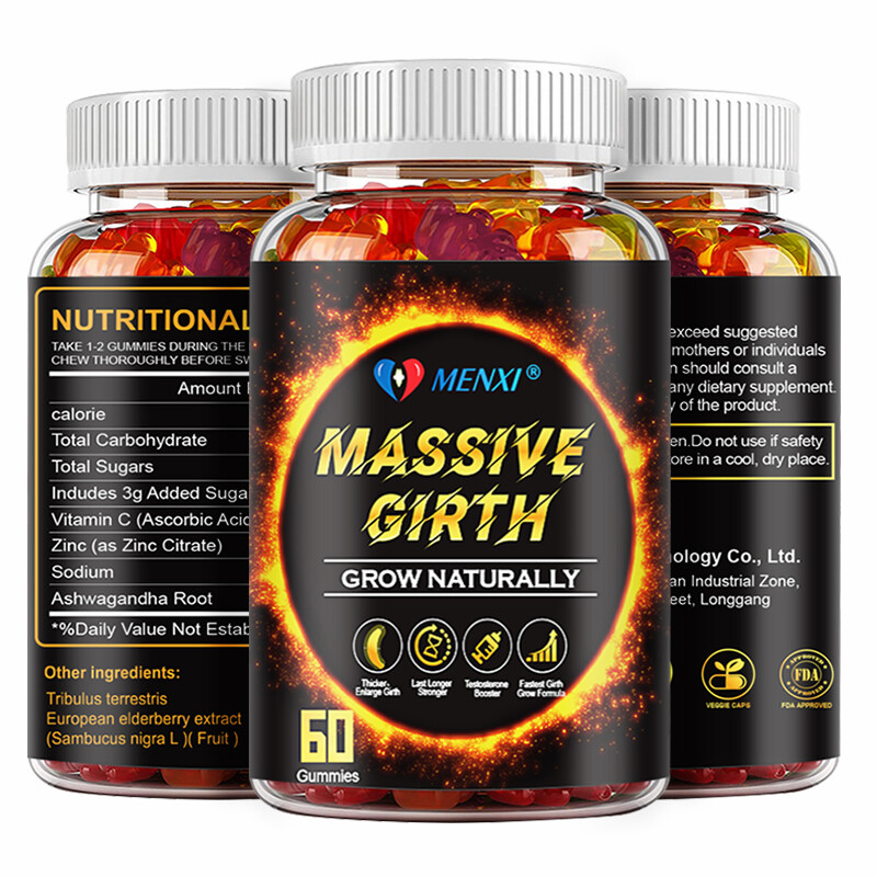 Men's Max Life Gummies 60 Enhancement for Men ED Supplement Testosterone Booster