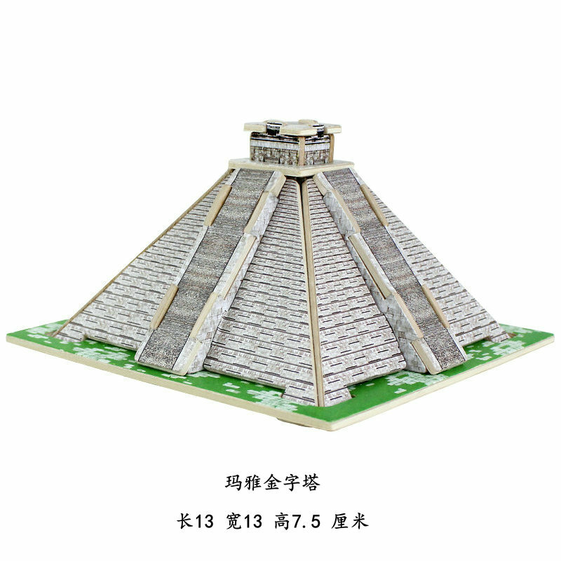 3D wooden puzzle DIY great architecture Eiffel Leaning Tower Bridge