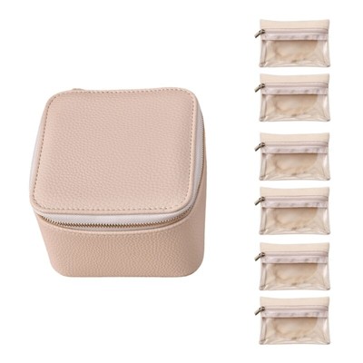 Compact Jewelry Storage Solution 6 Individual Pouches for Home Accessories