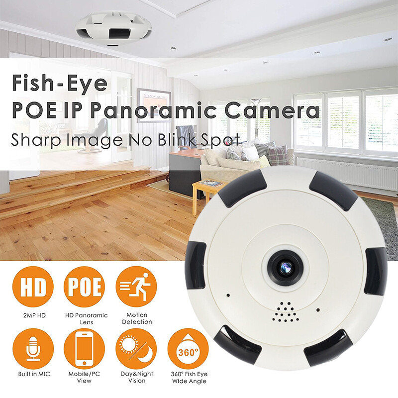 Wireless Security Ceiling Walls Camera HD 1080P Night Vision Motion Detector UM