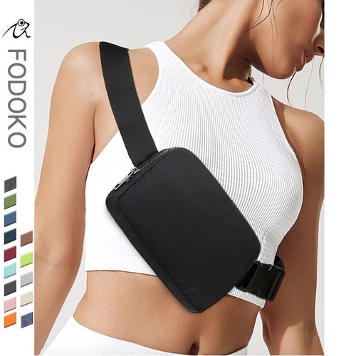 Men Women Fanny Pack Belt Waist Bag Cross Body Sling Shoulder