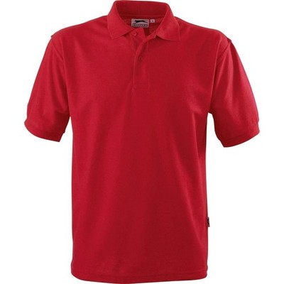 Bullstar Polo-Shirt T-Shirt Oberteil US-Basic rot Gr. S