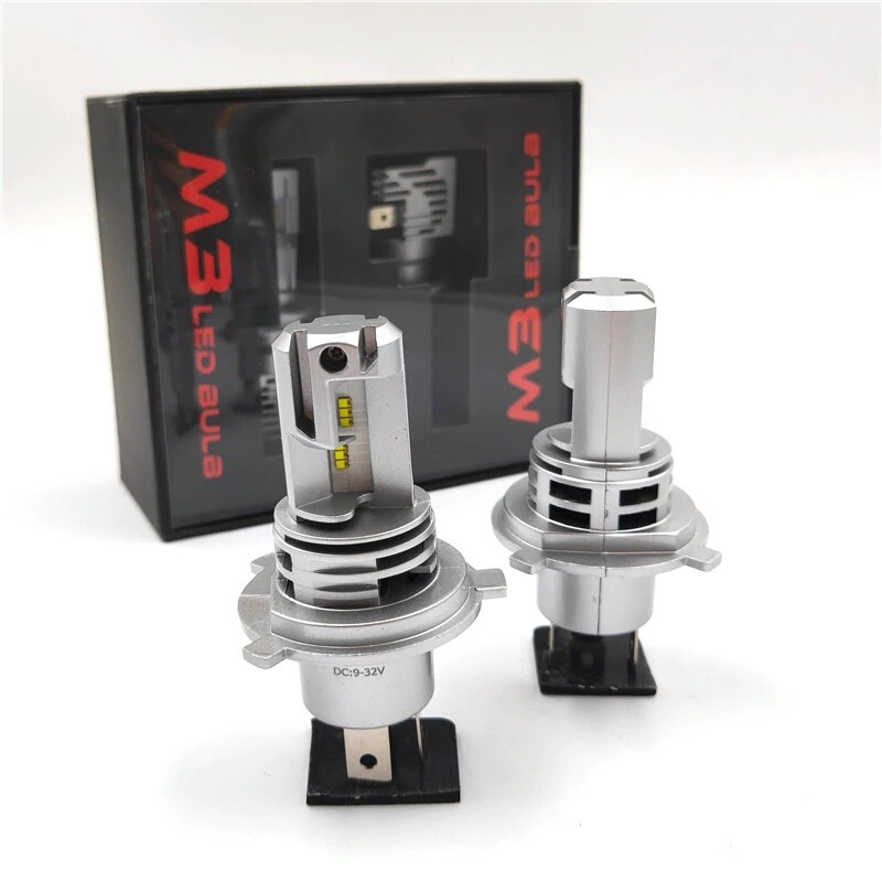 2 H4 CREE M3 Lampadine LED ad alta potenza 220W Faro moto Auto 6000 6500K